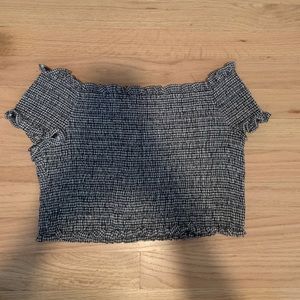 UO gingham crop top